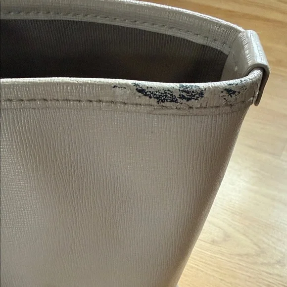 Furla Open Tote Leather Handbag natural - Picture 3 of 11